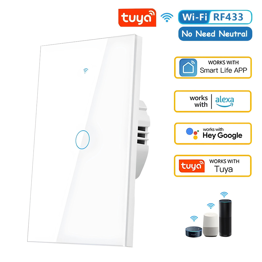 WiFi Smart Wall Switch with Voice Control